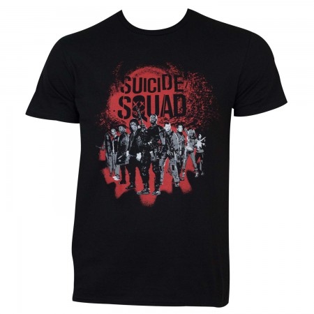 Suicide Squad Men's Black Group T-Shirt
