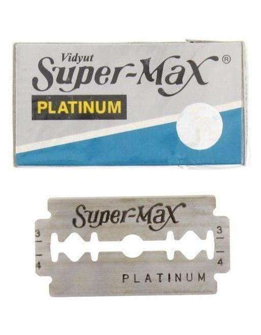 Product image 2 for Super-Max Platinum Double Edge Blades, 5-pak