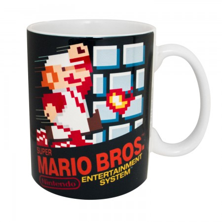 Super Mario Bros. Black NES Ceramic Coffee Mug