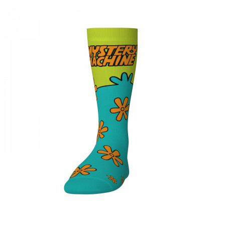 Scooby-Doo Mystery Machine Pattern Swag Socks