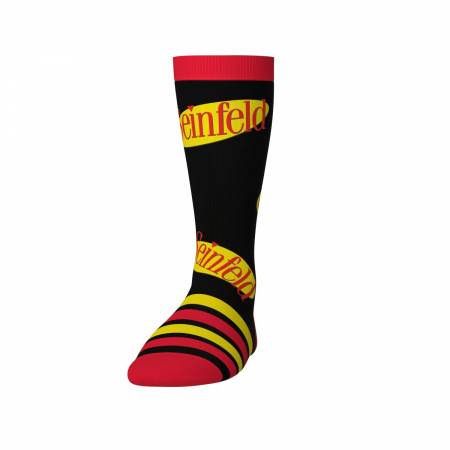 Seinfeld Logo and Pattern Style Swag Socks