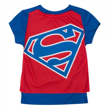 Supergirl Cape Costume Tee Shirt