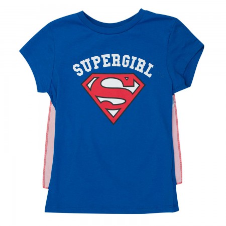 Supergirl Cape Costume Tee Shirt