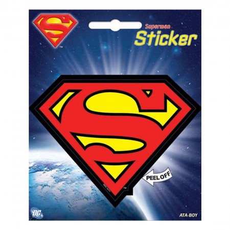Superman Superhero Logo Sticker