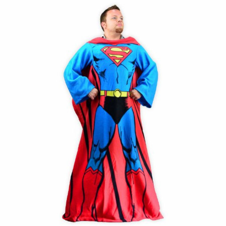 Superman Costume Snuggie Blanket Cozy