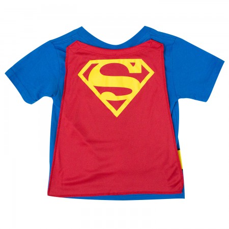 Superman Toddler's Cape Tee Shirt