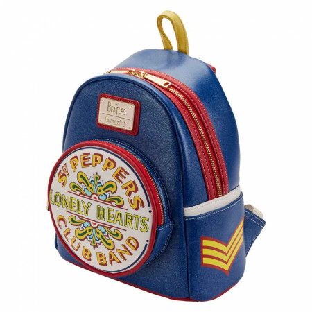 The Beatles SGT. Pepper's Lonely Hearts Club Band Loungefly Mini Backpack