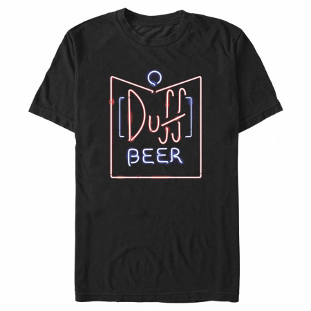 The Simpsons Duff Beer Neon Sign T-Shirt
