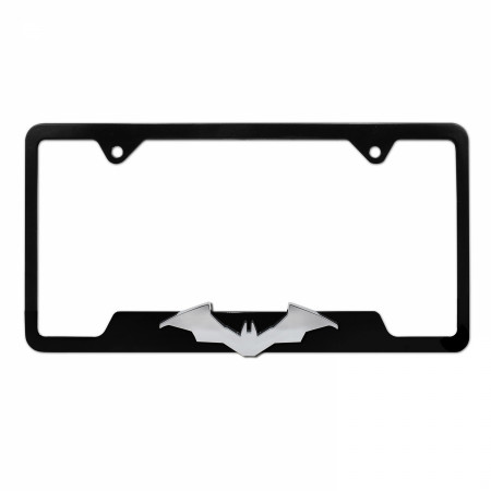 The Batman Movie Emblem Black License Plate Frame by Elektroplate