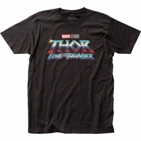 Thor Love and Thunder Title Logo T-Shirt
