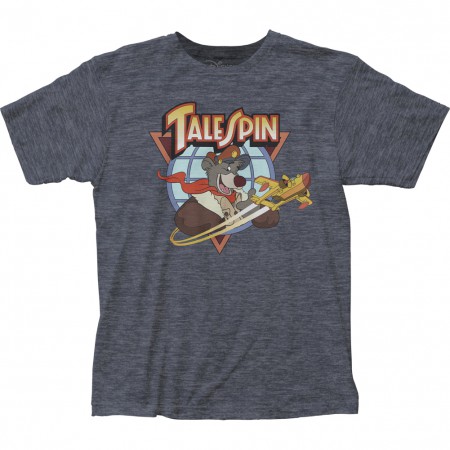 Talespin Baloo Logo Men's Grey T-Shirt