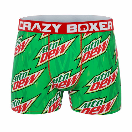 Mountain Dew Green Logo Men's Boxer Briefs Shorts