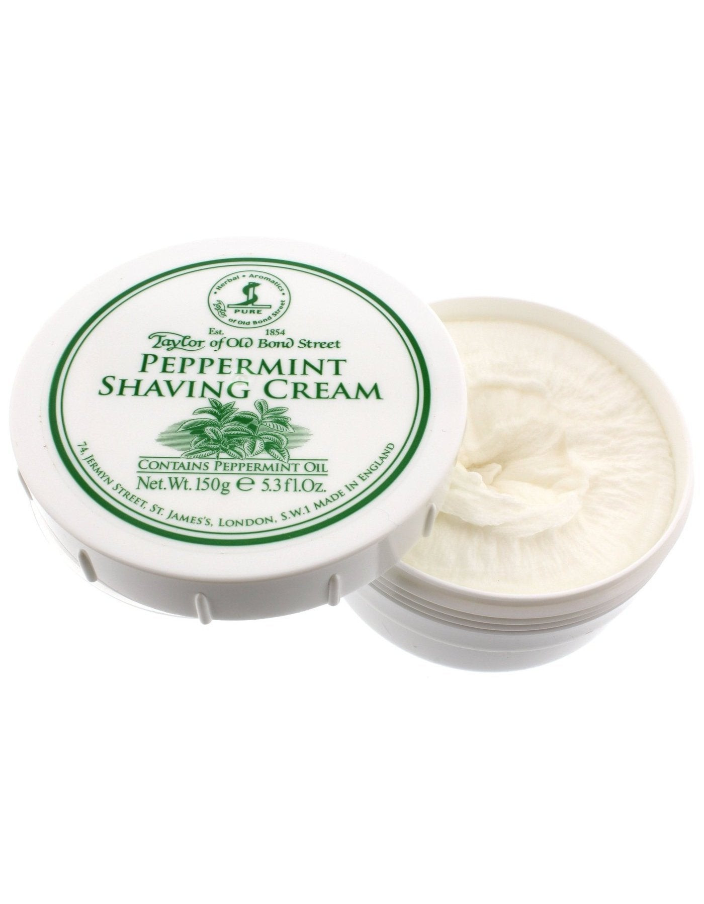 Product image 1 for Taylor of Old Bond Street Shaving Cream Bowl, Peppermint, 150g