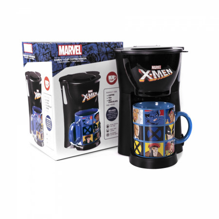 Marvel X-Men Single Cup Coffee Maker with Mug