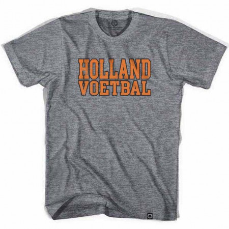 Holland Voetbal Vintage Soccer Gray T-Shirt
