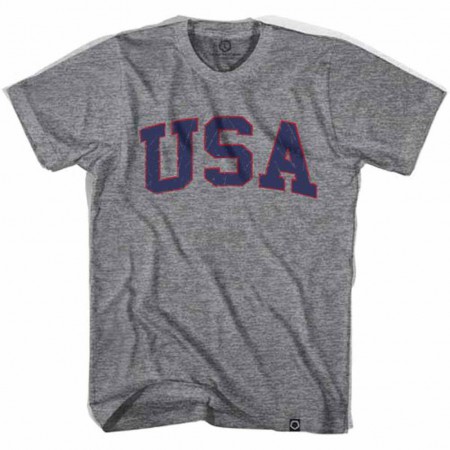 USA Vintage Soccer Gray T-Shirt