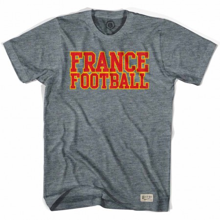 France Football Nation Soccer Gray T-Shirt