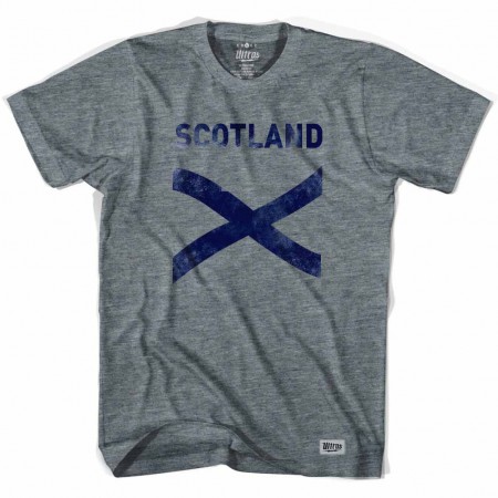 Scotland Cross Vintage Gray T-Shirt