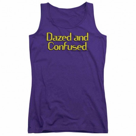 Dazed And Confused Dazed Logo Purple Juniors Tank Top