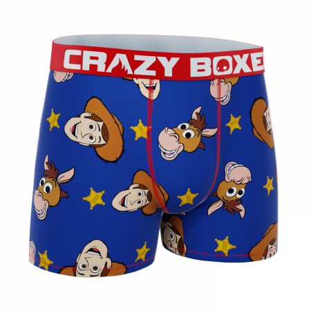 Crazy Boxer Toy Story Woody Men's Boxer Briefs in Cereal Box