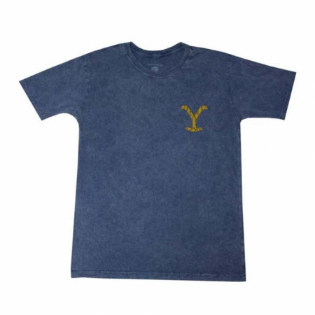 Yellowstone Vintage Logo Mineral Wash T-Shirt
