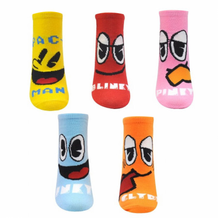 PAC-MAN 5-Pair Pack of Low Cut Socks
