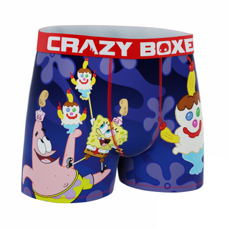 Crazy Boxer SpongeBob Men's Boxer Briefs in Ice Cream Pint Package