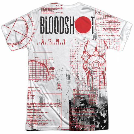 Bloodshot Tactical Front and Back Print T-Shirt