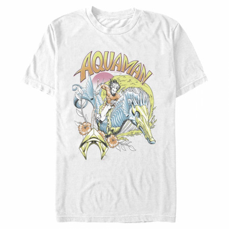 Aquaman Vintage Waves T-Shirt