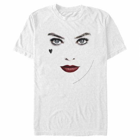 Harley Quinn Birds of Prey Face White T-Shirt