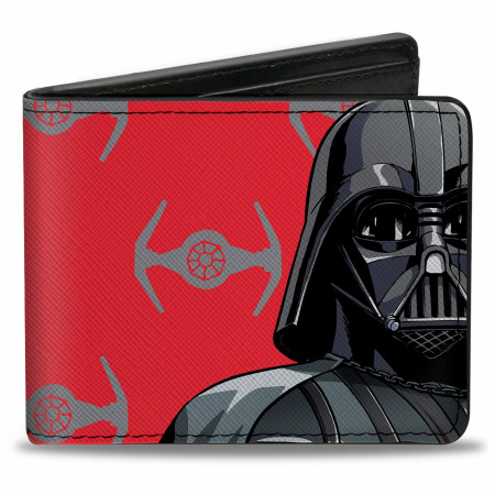 Star Wars Darth Vader and Tie Fighter Bi-fold Wallet