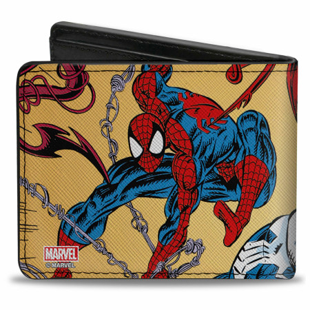 Classic Venom and Spider-Man Bi-Fold Wallet