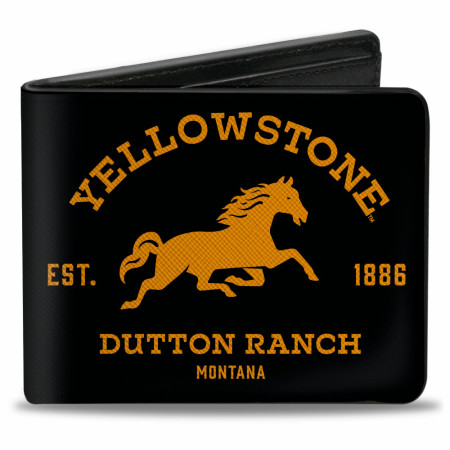 Yellowstone Dutton Ranch Vegan Leather Bi-Fold Wallet