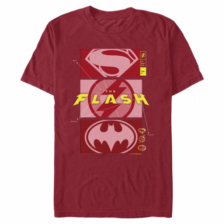 The Flash Super Hero Trinity T-Shirt