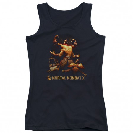 Mortal Kombat X Goro Black Juniors Tank Top