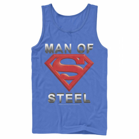 Superman Logo Man of Steel Men's Tank