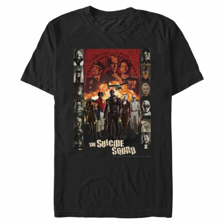 The Suicide Squad Character Cast Men's T-Shirt