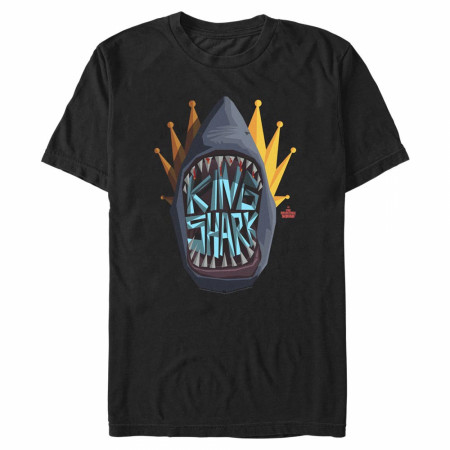 The Suicide Squad King Shark Stylized Character Portrait Men's T-Shirt