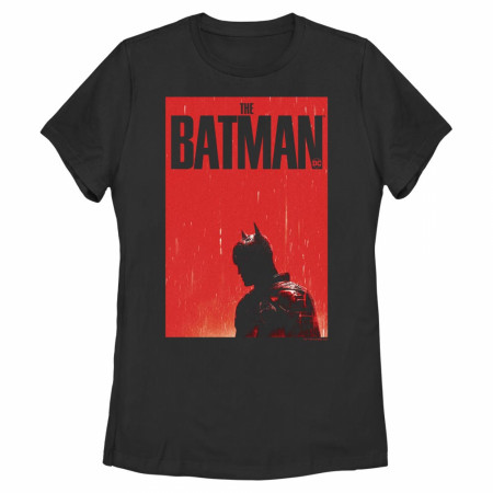 DC Comics The Batman Rainy Poster Juniors T-Shirt