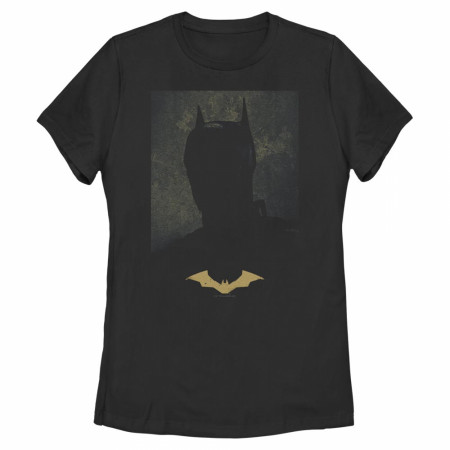 DC Comics The Batman Silhouette Portrait Juniors T-Shirt