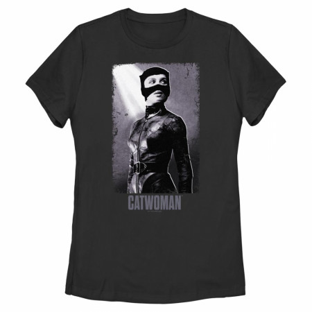 DC Comics The Batman Catwoman Noir Poster Juniors T-Shirt