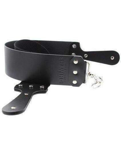WCS 3" Hanging Strop, Leather and Nylon, Black