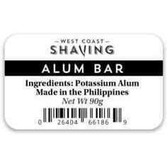 Product image 2 for WCS Basics Alum Aftershave Bar