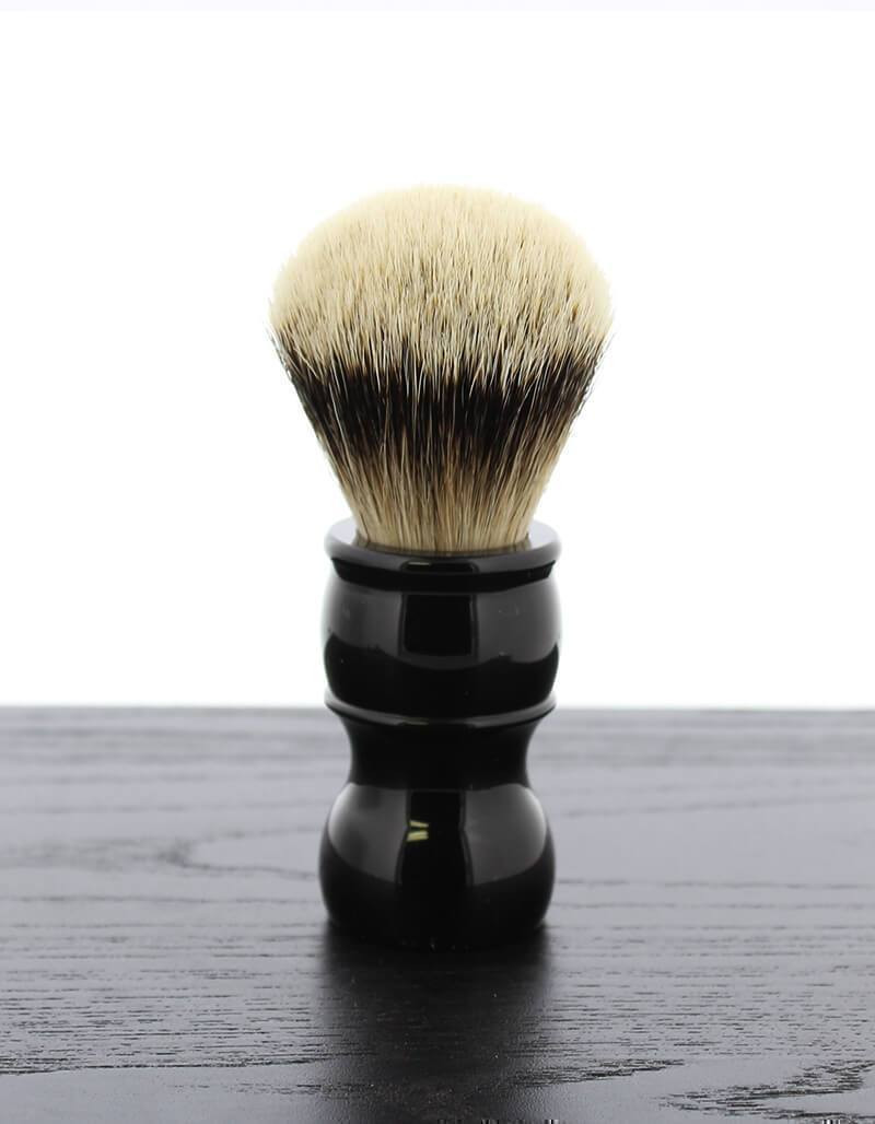 WCS Beacon Shaving Brush, Silvertip, Black