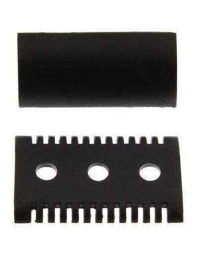 Product image 1 for WCS DE Razor Head, Open Comb, Black