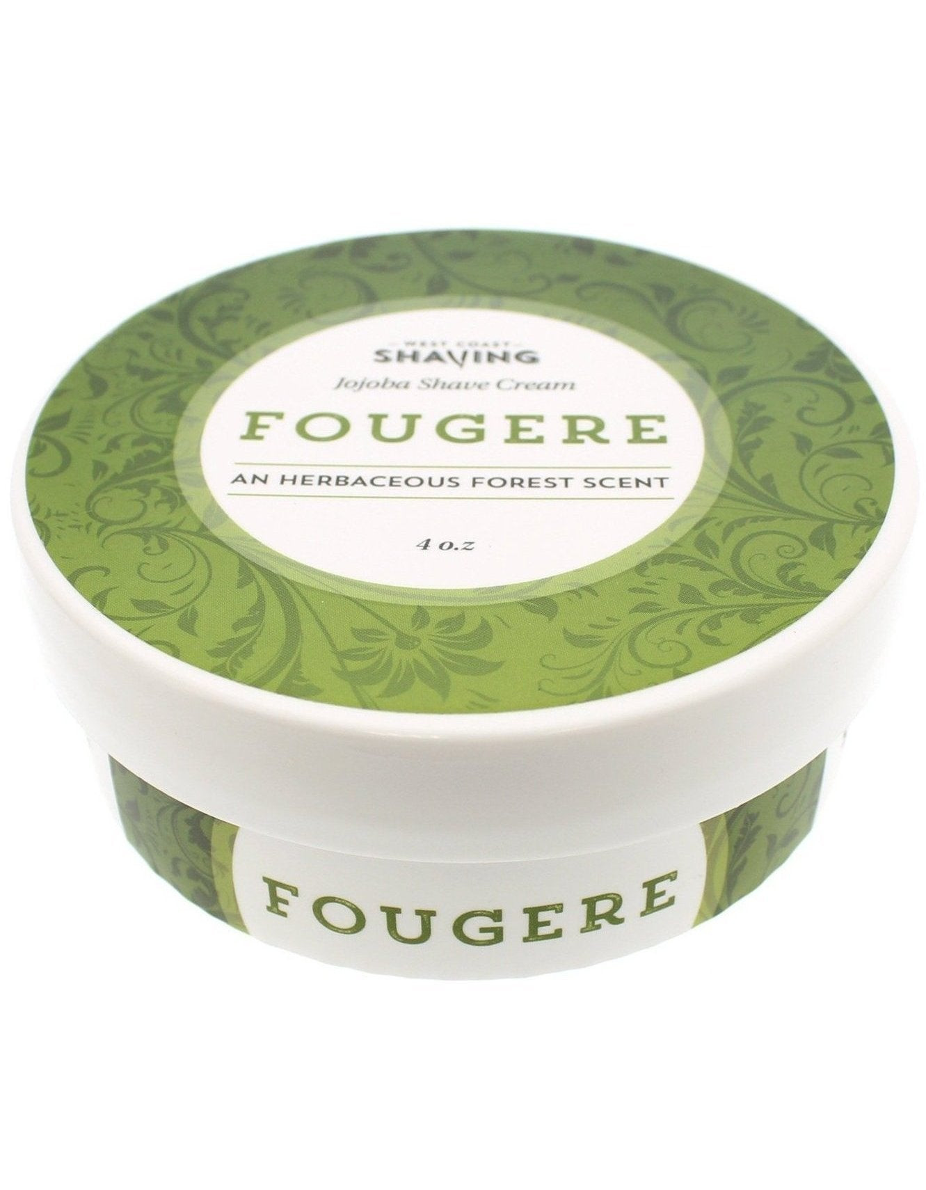 Product image 1 for WCS Jojoba Shaving Cream, Fougere, 4 oz