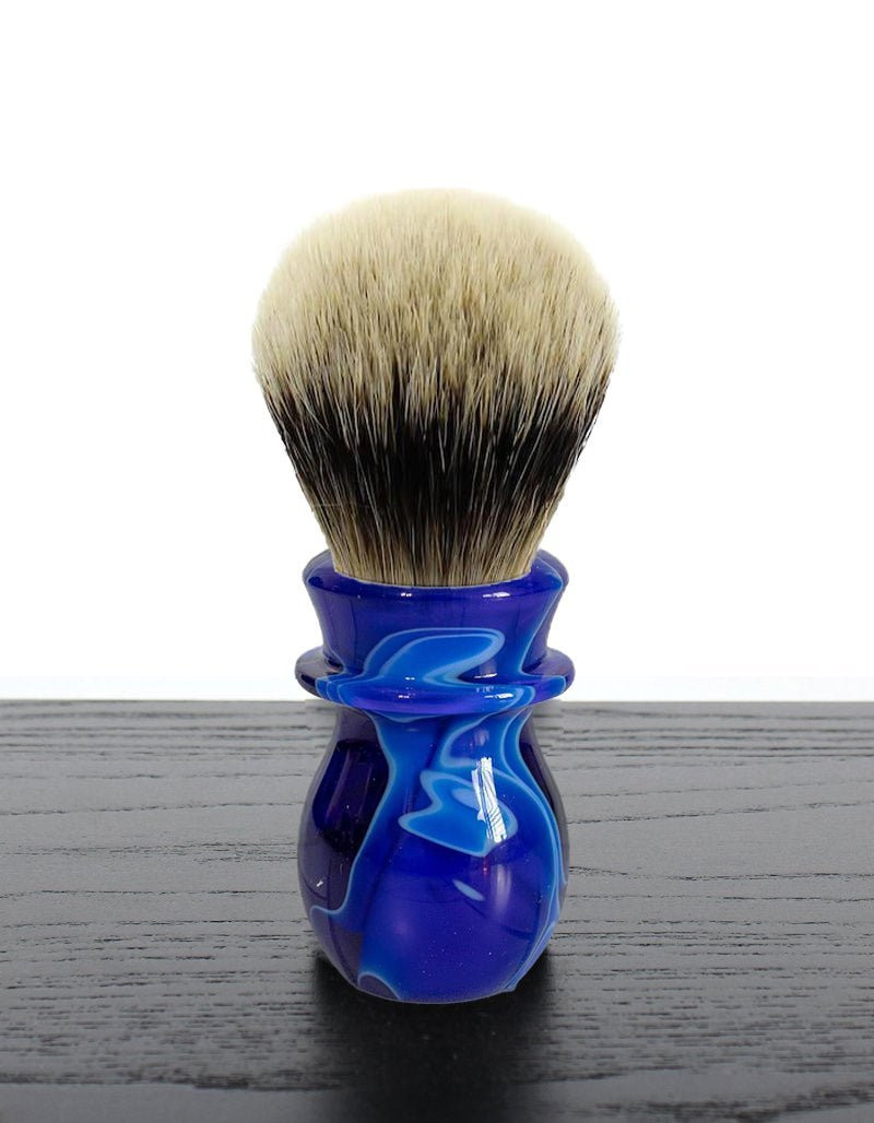 WCS Marble Collection Shaving Brush, Admiral Blue