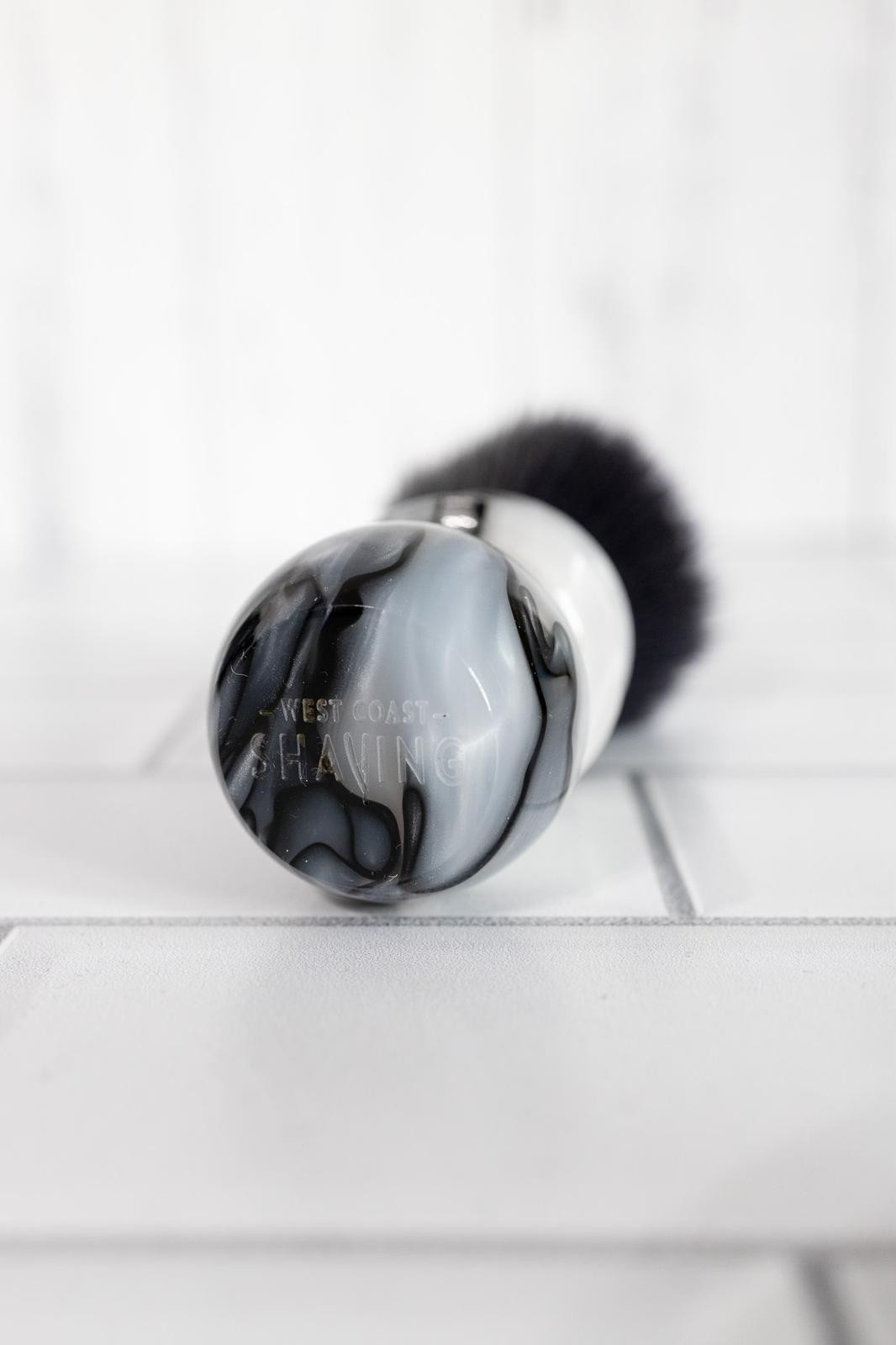 Product image 3 for WCS Marble Collection Shaving Brush, Harbor Gray
