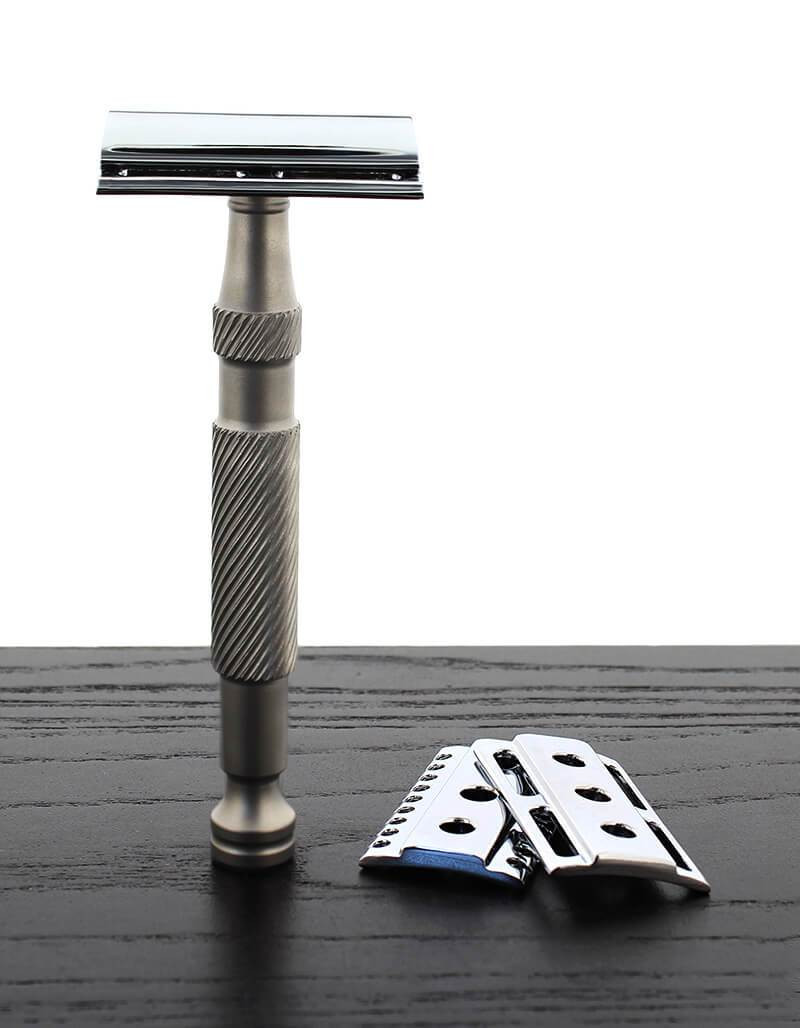 Product image 2 for WCS Razor Head Set & WCS CNC Handle Safety Razor Designed by Charcoal Goods