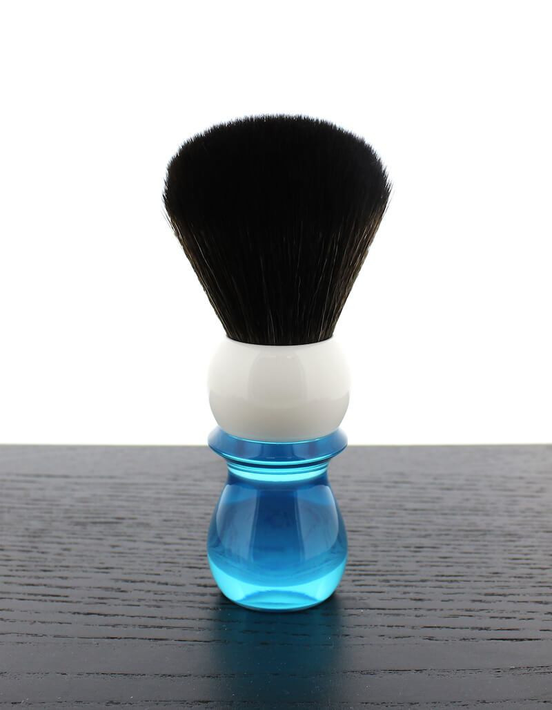 WCS Two-Tone Tall Synthetic Shaving Brush, Blue & White